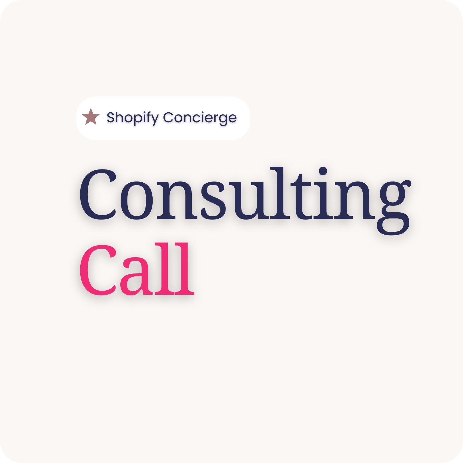 Consulting Call